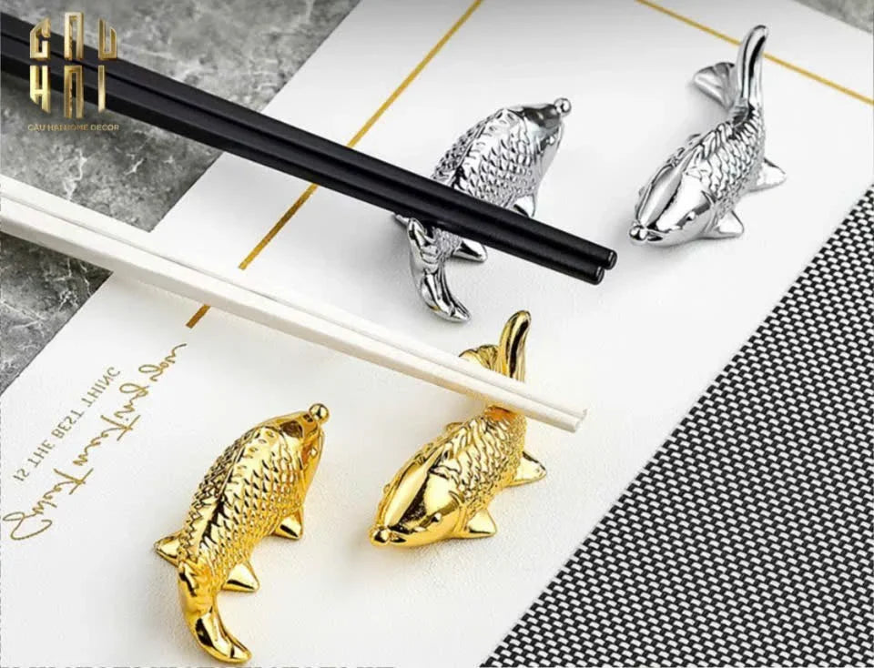 GÁC ĐŨA - CHOPSTICK REST FISH-CẬU HAI HOME DECOR