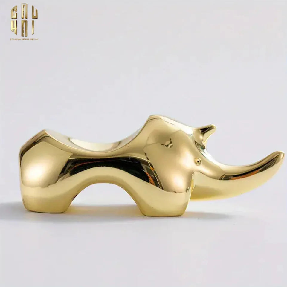 GÁC ĐŨA - CHOPSTICK REST RHINO-CẬU HAI HOME DECOR