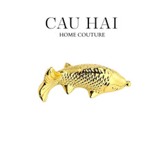Gác Đũa - Stainless Steel Chopstick Rest Gold Fish-CẬU HAI HOME DECOR