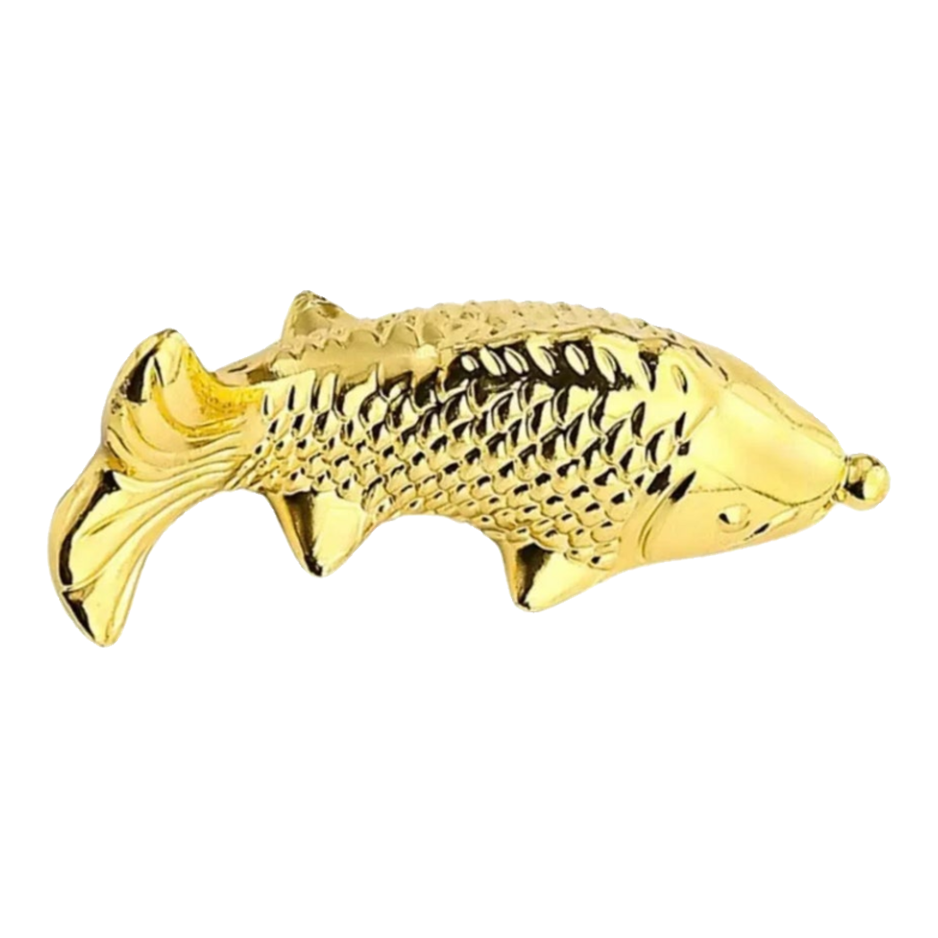Gác Đũa - Stainless Steel Chopstick Rest Gold Fish