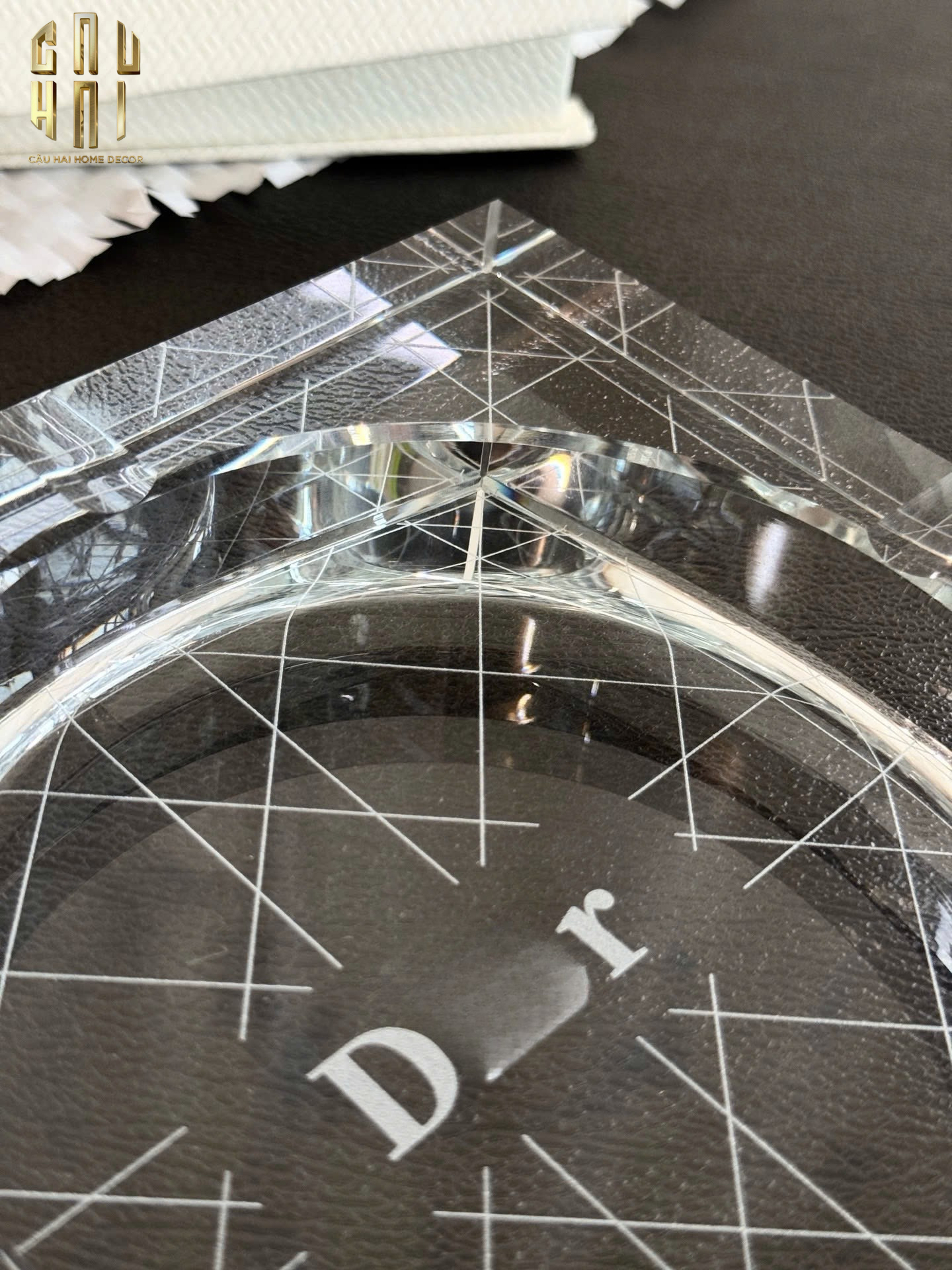 GẠT TÀN CRYSTAL D.O FULL BOX SIZE 18-CẬU HAI HOME DECOR