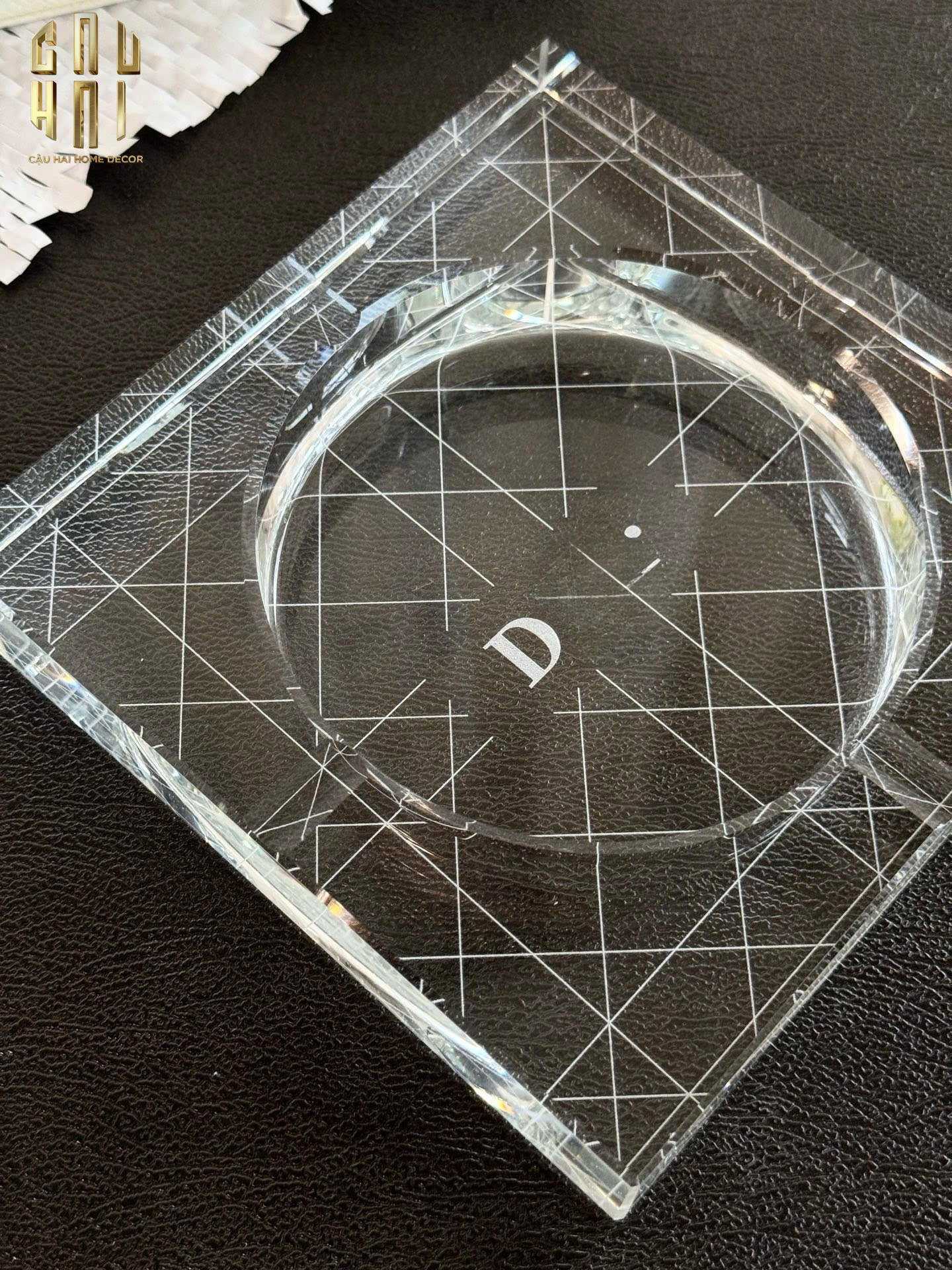 GẠT TÀN CRYSTAL D.O FULL BOX SIZE 18-CẬU HAI HOME DECOR