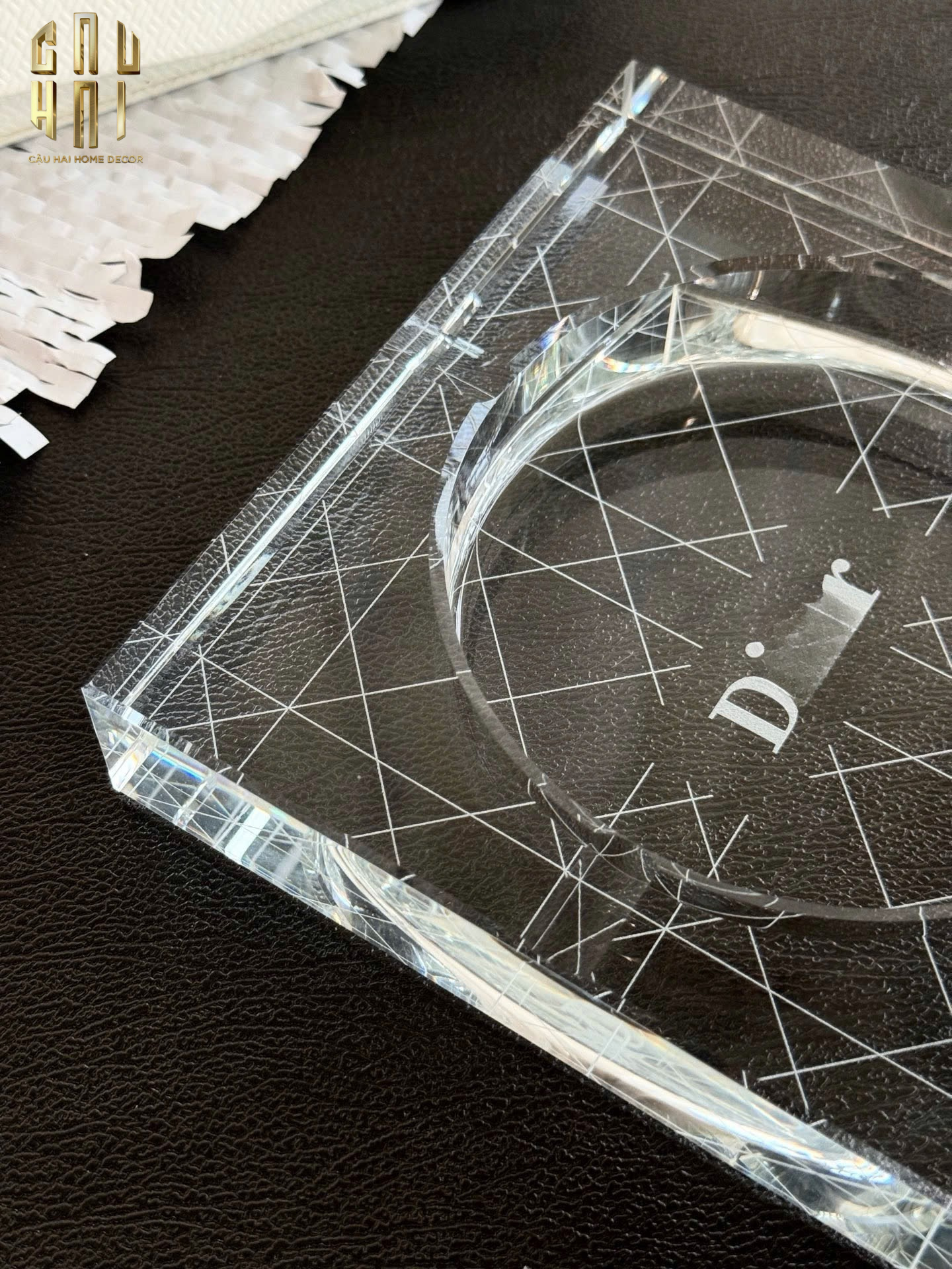 GẠT TÀN CRYSTAL D.O FULL BOX SIZE 18-CẬU HAI HOME DECOR
