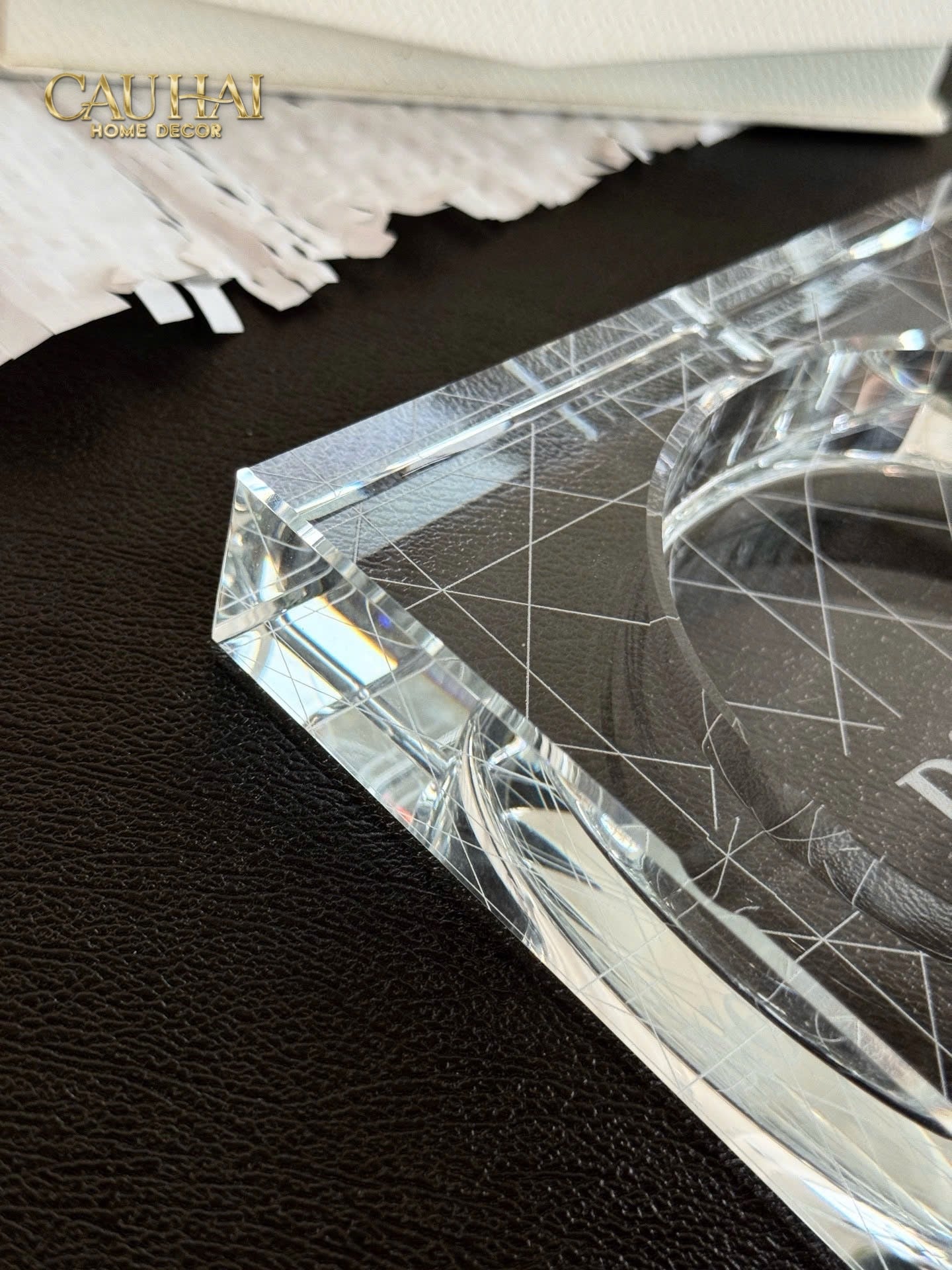 GẠT TÀN CRYSTAL D.O FULL BOX SIZE 18-CẬU HAI HOME DECOR