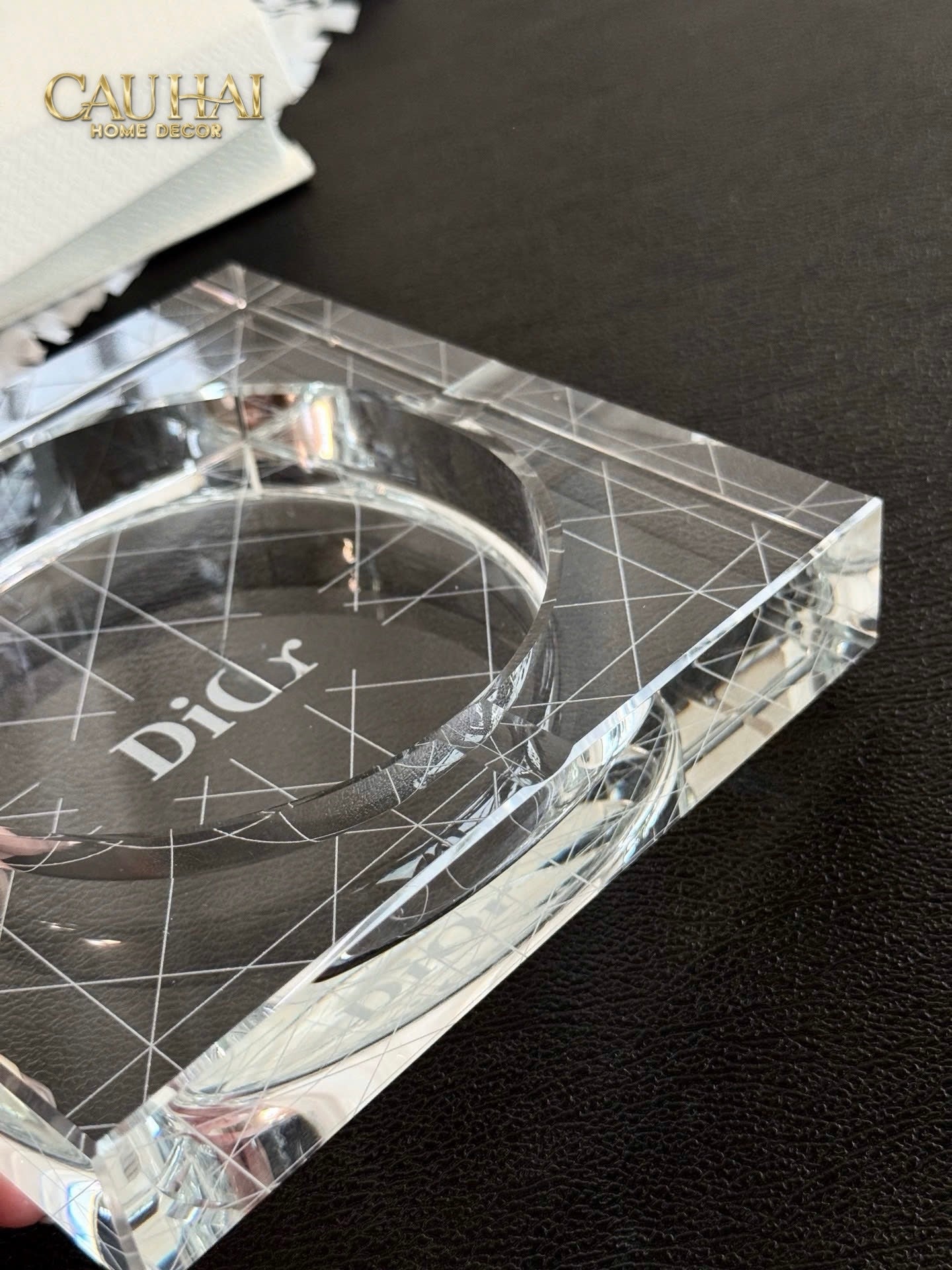 GẠT TÀN CRYSTAL D.O FULL BOX SIZE 18-CẬU HAI HOME DECOR