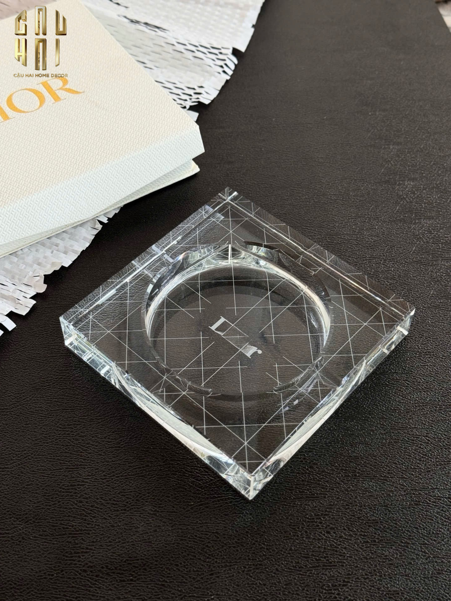 GẠT TÀN CRYSTAL D.O FULL BOX SIZE 18-CẬU HAI HOME DECOR