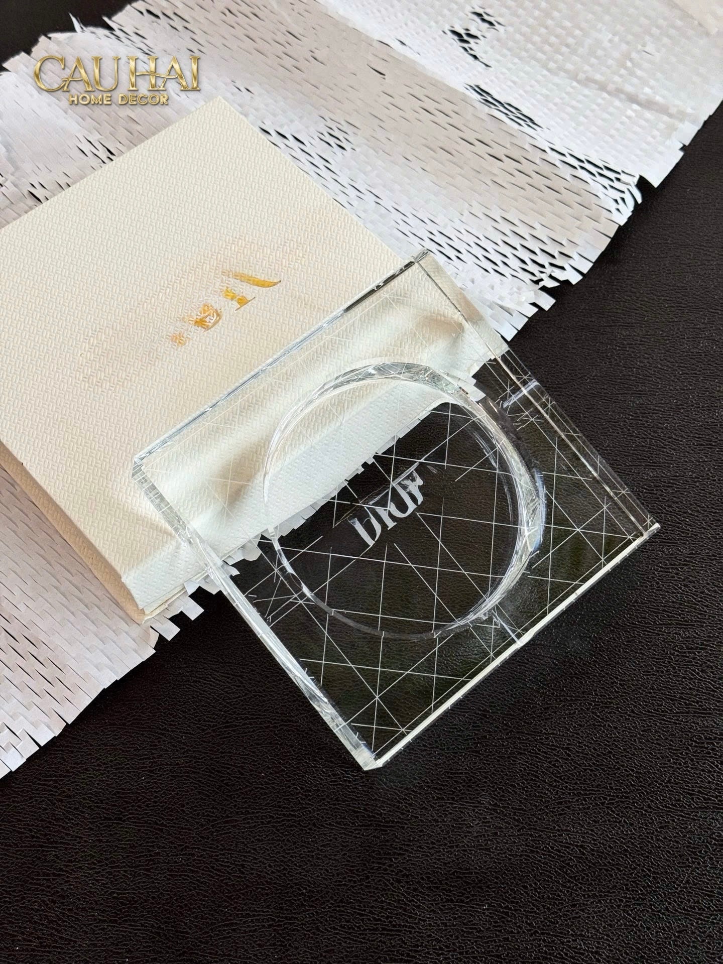 GẠT TÀN CRYSTAL D.O FULL BOX SIZE 18-CẬU HAI HOME DECOR