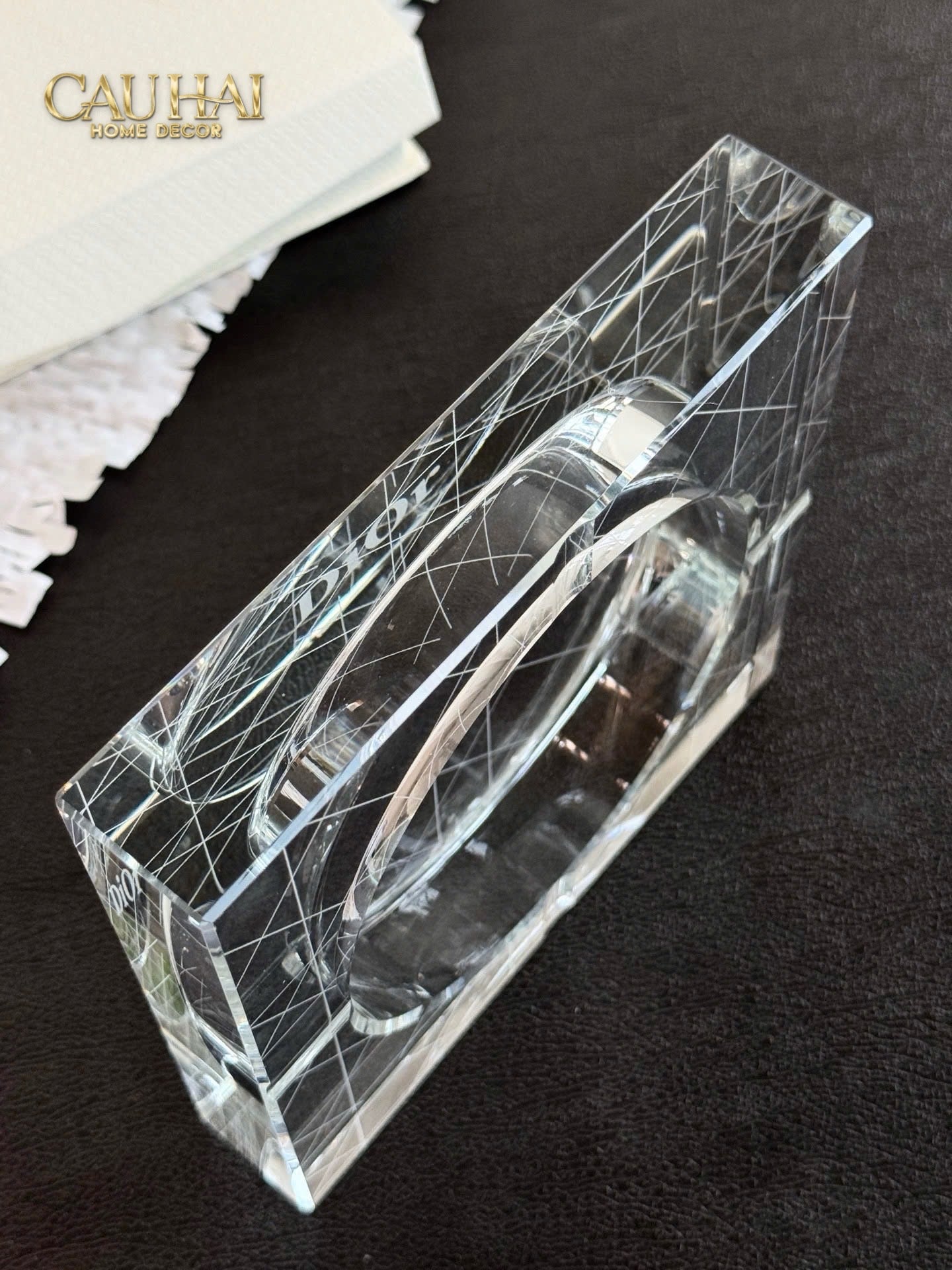 GẠT TÀN CRYSTAL D.O FULL BOX SIZE 18-CẬU HAI HOME DECOR