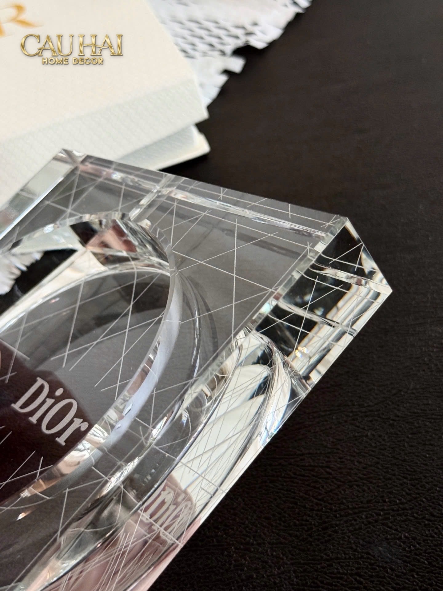 GẠT TÀN CRYSTAL D.O FULL BOX SIZE 18-CẬU HAI HOME DECOR
