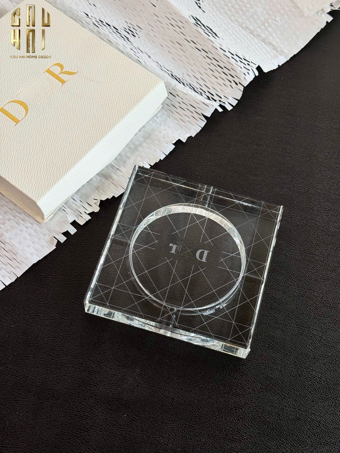 GẠT TÀN CRYSTAL D.O FULL BOX SIZE 18-CẬU HAI HOME DECOR