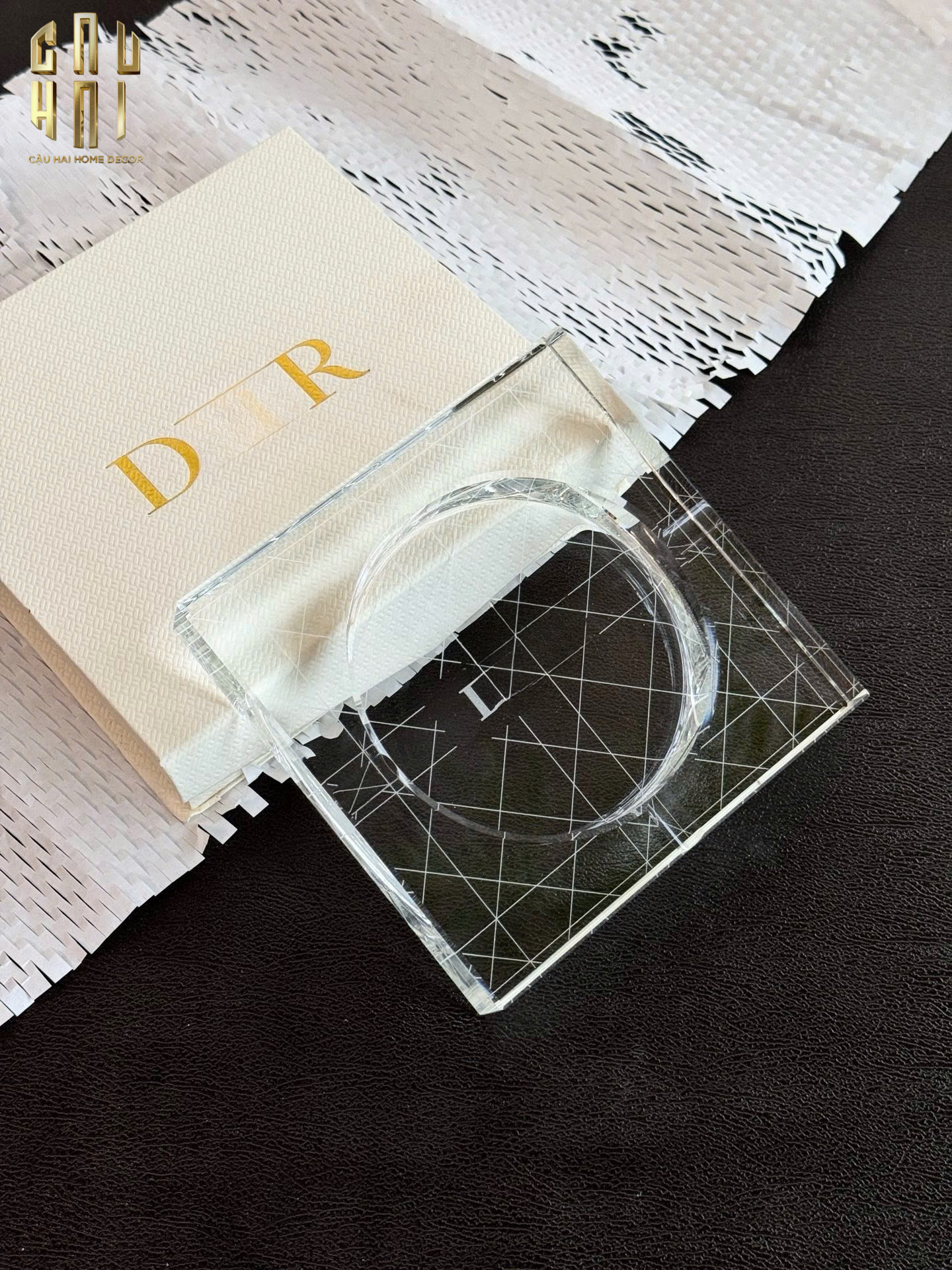 GẠT TÀN CRYSTAL D.O FULL BOX SIZE 18-CẬU HAI HOME DECOR