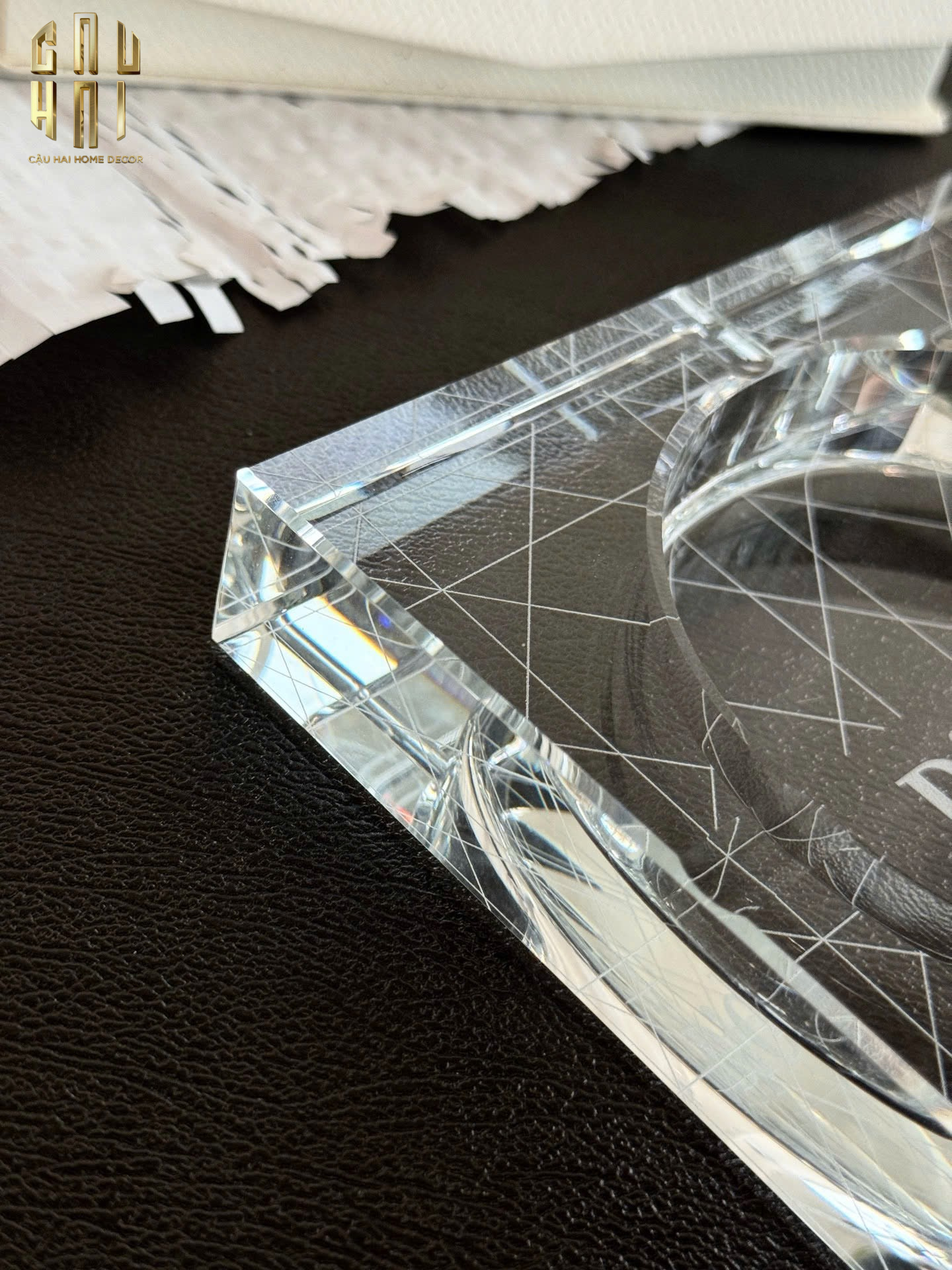 GẠT TÀN CRYSTAL D.O FULL BOX SIZE 18-CẬU HAI HOME DECOR