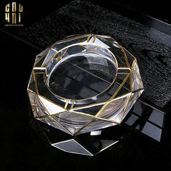 Gạt Tàn Crystal Regal Ashtray-CẬU HAI HOME DECOR