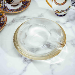 Gạt Tàn Pha Lê Astral Helion-O Saturn Cristalleries Ashtray 18-CẬU HAI HOME DECOR