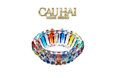 Gạt Tàn Pha Lê Cendrier Multicolor-CẬU HAI HOME DECOR