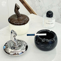 Gạt Tàn Silver Hazelnut-CẬU HAI HOME DECOR