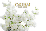 SET 2 CÀNH HOA ANH ĐÀO - WHITE SAKURA-CẬU HAI HOME DECOR