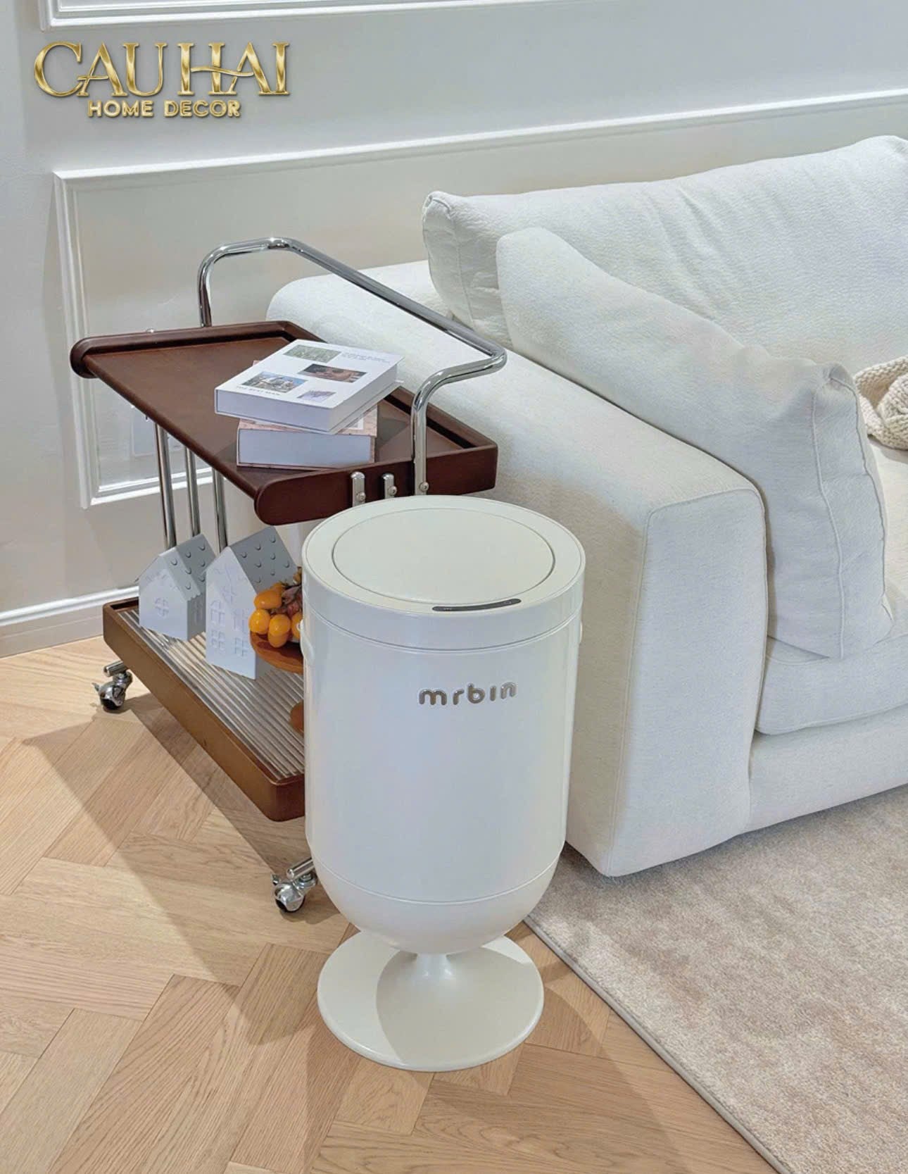 HOME COUTURE - THÙNG RÁC PREMIUM AUTOMATIC OPAL CHALICE BIN 20L-CẬU HAI HOME DECOR