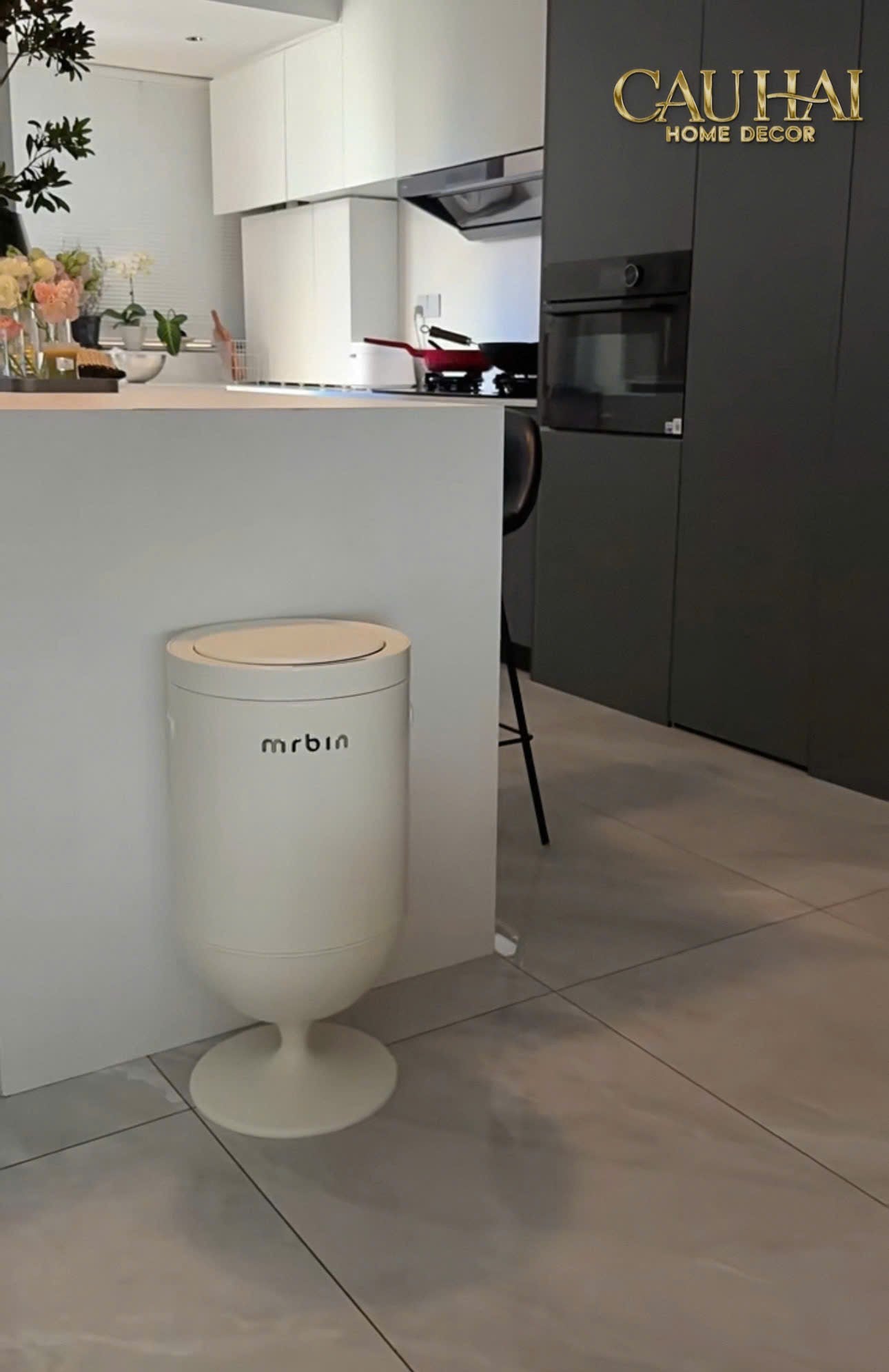 HOME COUTURE - THÙNG RÁC PREMIUM AUTOMATIC OPAL CHALICE BIN 20L-CẬU HAI HOME DECOR