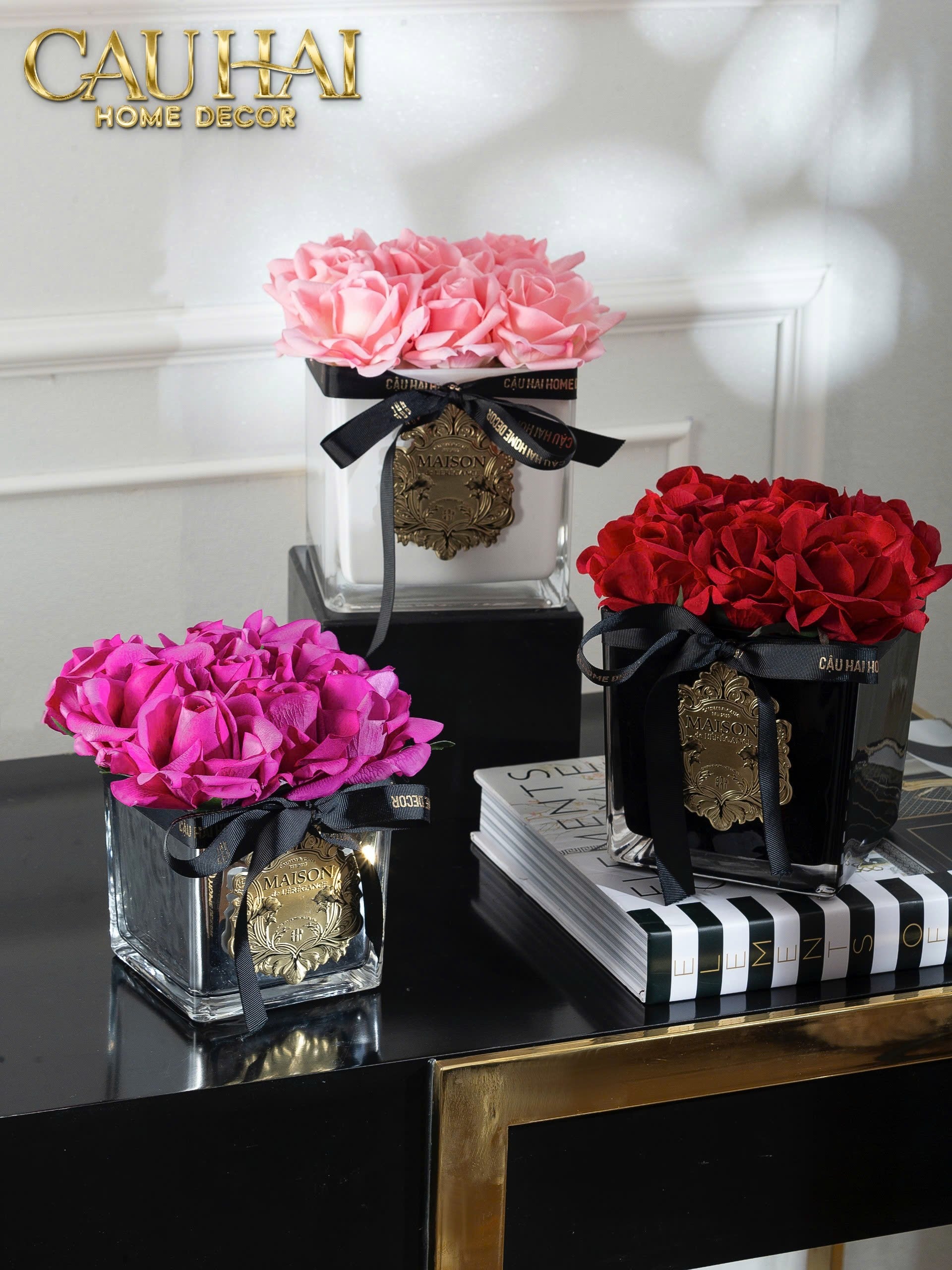 HOME COUTURE - CHẬU HOA HỒNG MAISON DE L’ÉLÉGANCE-CẬU HAI HOME DECOR