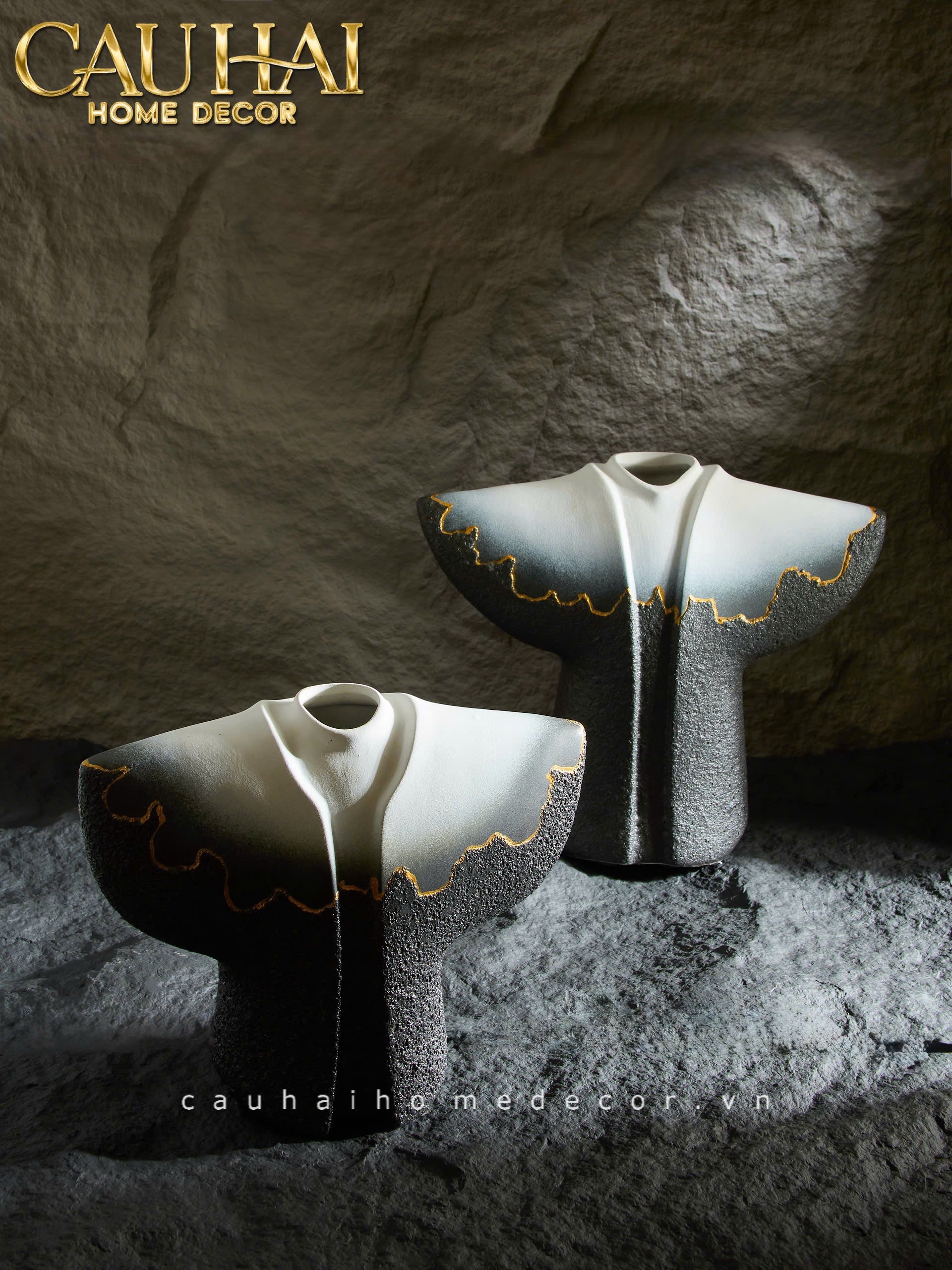 HOME COUTURE  - SET 2 TƯỢNG LAVA MANTLE H30/35