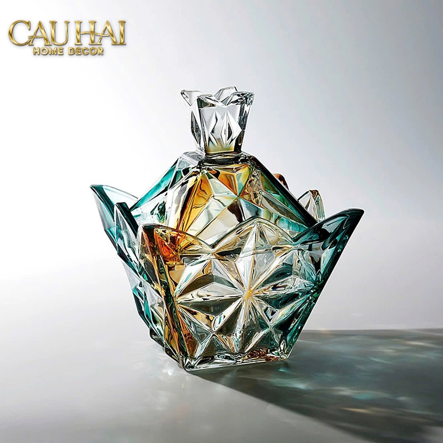 LỌ KẸO ARC-EN-CIEL CRISTAL COURONNE ROYALE BONBONNIÈRE