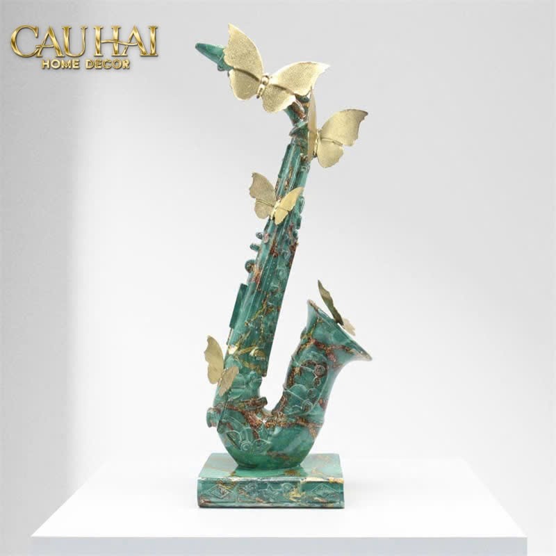 HOME COUTURE - TƯỢNG KÈN SAXO VERDIGRIS WINGS SERENADE H43