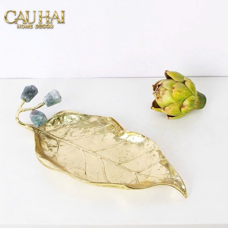 HOME COUTURE - ĐĨA ĐỒNG LUSSO GEMSTONE BRASSON DISK D27