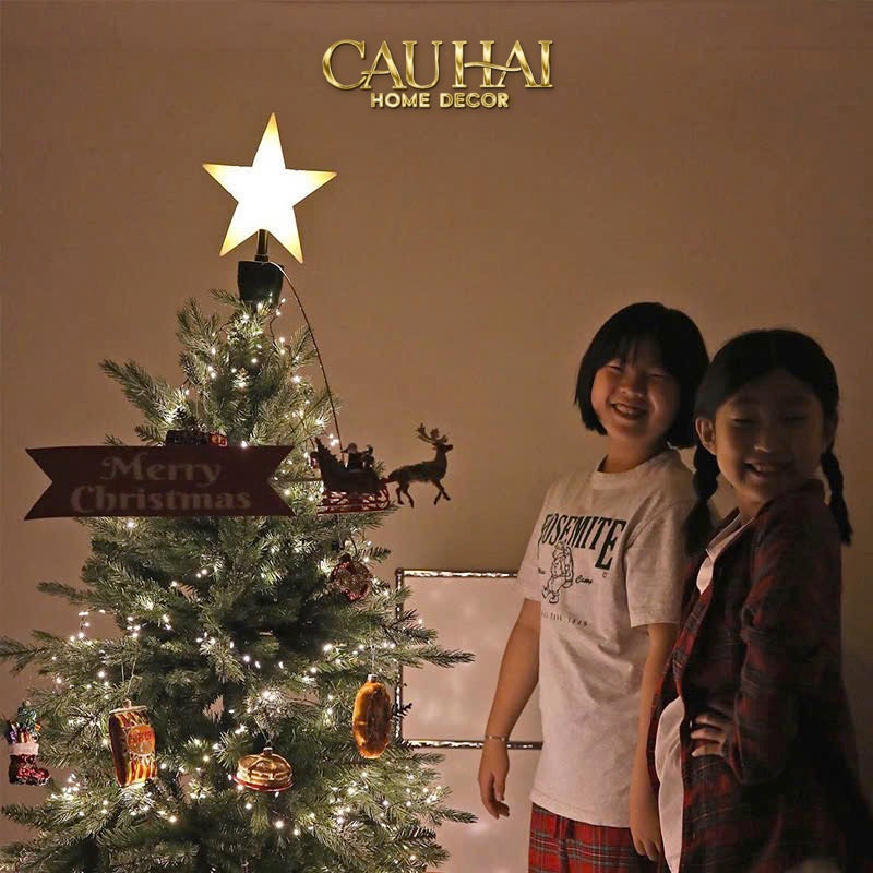 FÊTES COUTURE - SET NGÔI SAO TUẦN LỘC SANTA CHRISTMAS TREE -  NORTH STAR EXPRESS