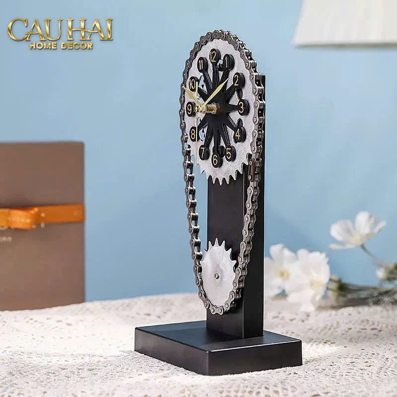 Đồng Hồ Cơ Khí Aerolift Balloon Clock Gear-CẬU HAI HOME DECOR