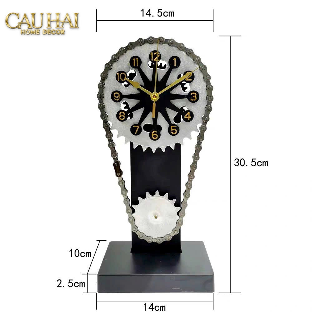 Đồng Hồ Cơ Khí Aerolift Balloon Clock Gear-CẬU HAI HOME DECOR