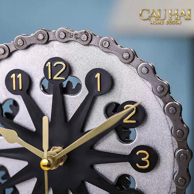 Đồng Hồ Cơ Khí Aerolift Balloon Clock Gear-CẬU HAI HOME DECOR