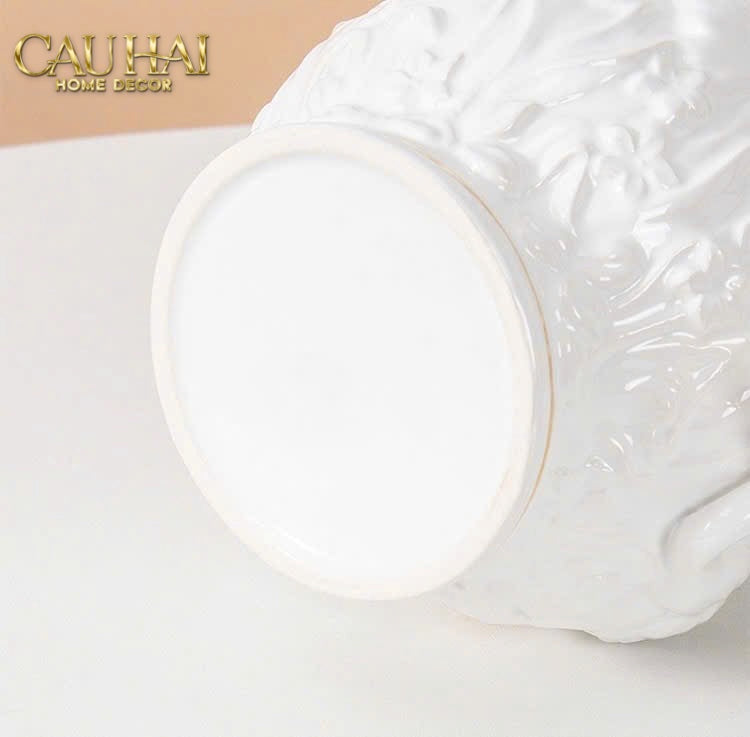 Home Couture - Bình Hoa Thiên Nga - Odette Impériale Swan Princess Vase H31-CẬU HAI HOME DECOR