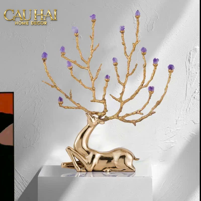 Home Couture - Tượng Lúa Mì Brasson Épi Doré Améthyste Première Galerie-CẬU HAI HOME DECOR