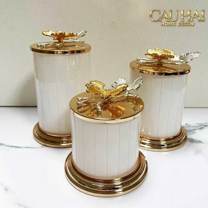 Lọ Pantry Papillon Voyage En Bloom De Perle Cannister Set-CẬU HAI HOME DECOR