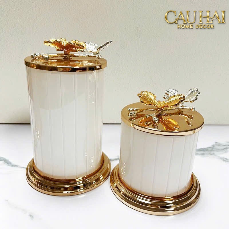 Lọ Pantry Papillon Voyage En Bloom De Perle Cannister Set-CẬU HAI HOME DECOR