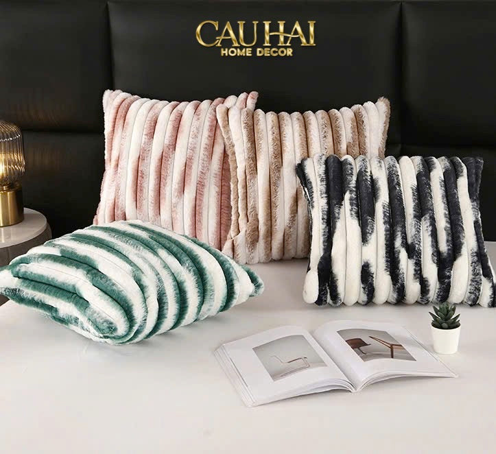 Fêtes Couture - Vỏ Gối Lông Atélier Lux Fur Lapin Spéciale Collection-CẬU HAI HOME DECOR