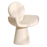 Ghế Tựa Da Cao Cấp - Halo Atelier Ivory - Cậu Hai Home Decor