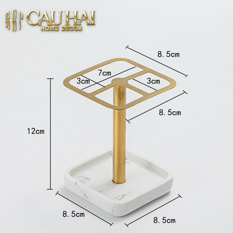 GIÁ ĐỂ BÀN CHẢI ELEGANT BATHROOM STAND-CẬU HAI HOME DECOR