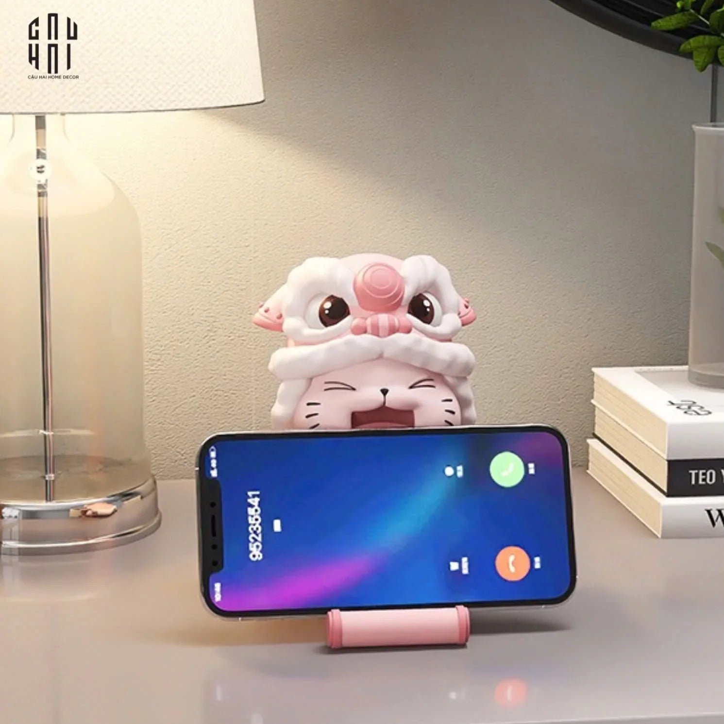 Giá Đỡ Điện Thoại Little Lucky Kitty-CẬU HAI HOME DECOR