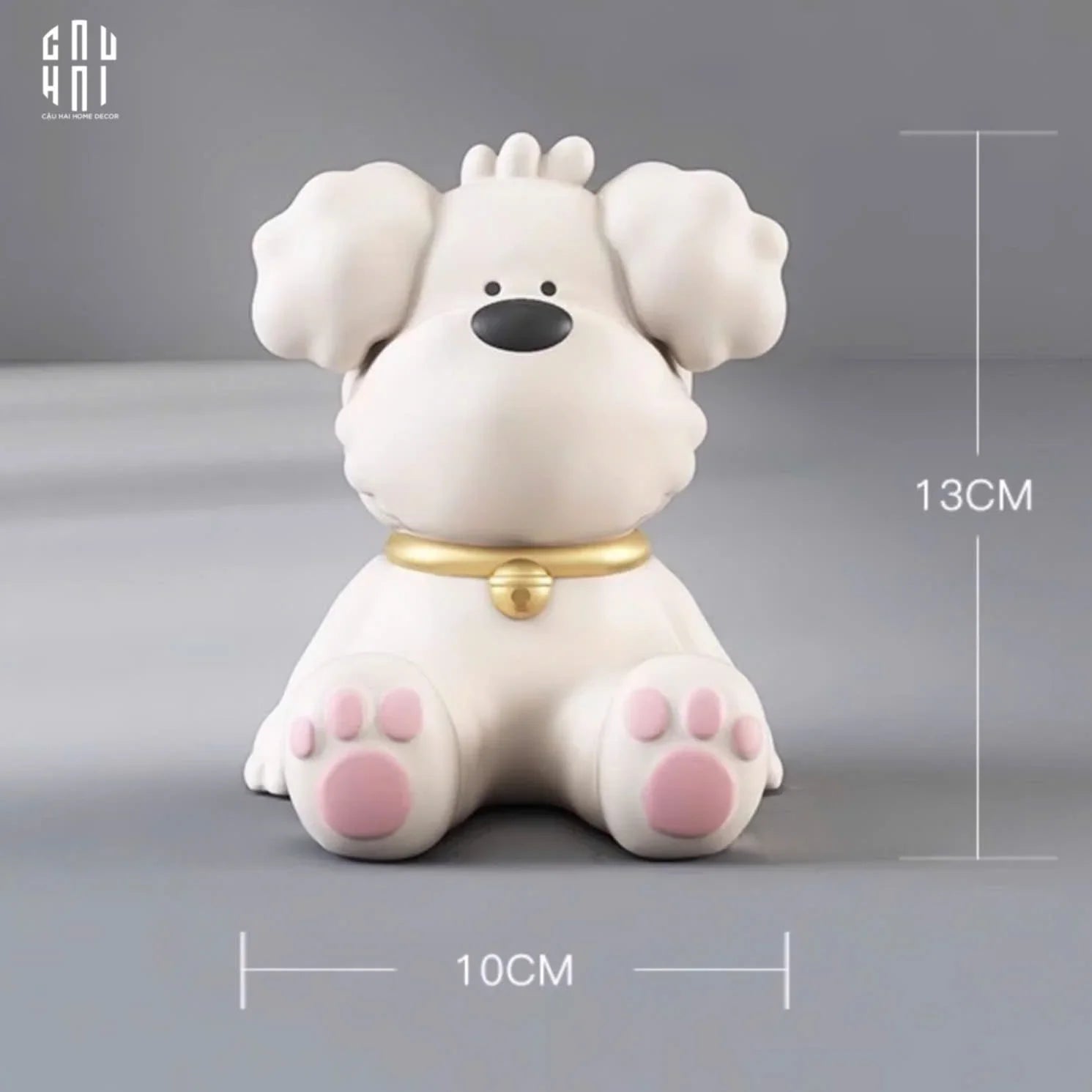 GIÁ ĐỠ ĐIỆN THOẠI WHITE DOG POOCH-CẬU HAI HOME DECOR