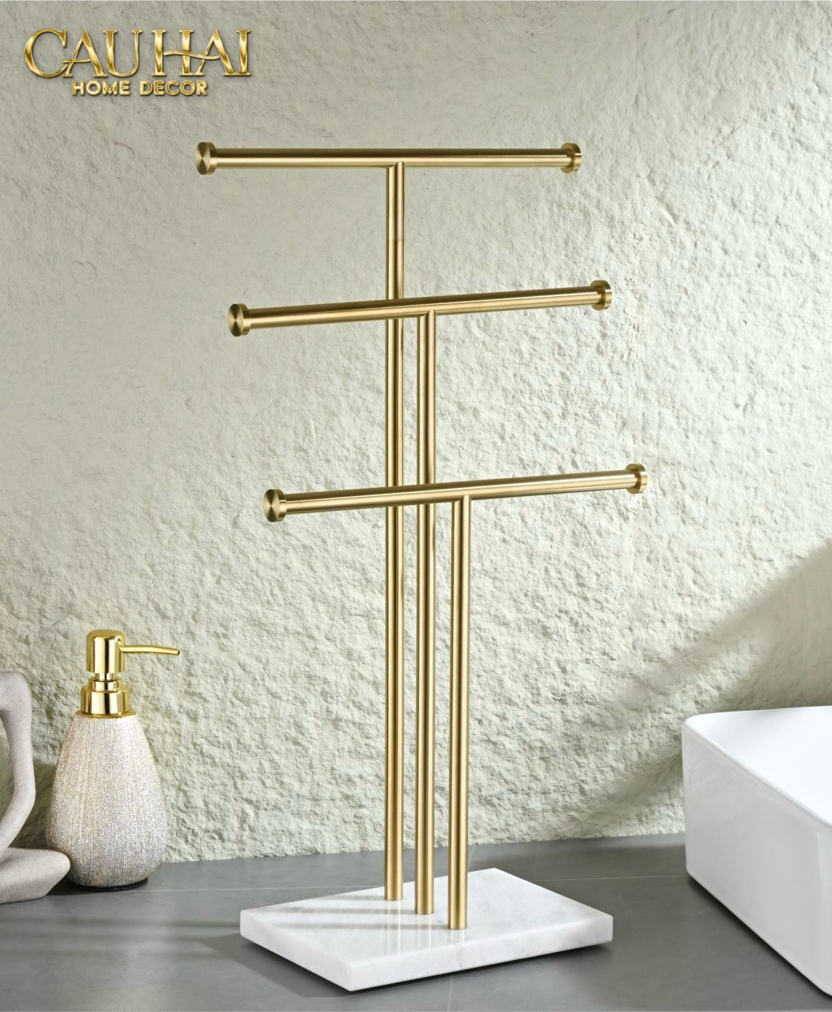 GIÁ TREO ĐA NĂNG TRIPPLE T LUX-CẬU HAI HOME DECOR