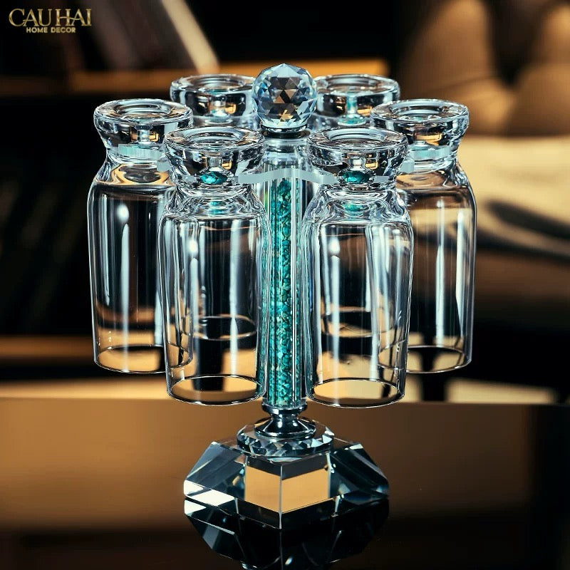 Giá Treo Ly Cyan Cristalleries Rack-LY THỦY TINH-CẬU HAI HOME DECOR
