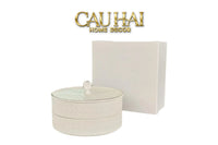 Gift Box Hộp Bánh Mứt DO Blanc D’Ivoire Porcelain Élégance Fêtes Plateau-CẬU HAI HOME DECOR