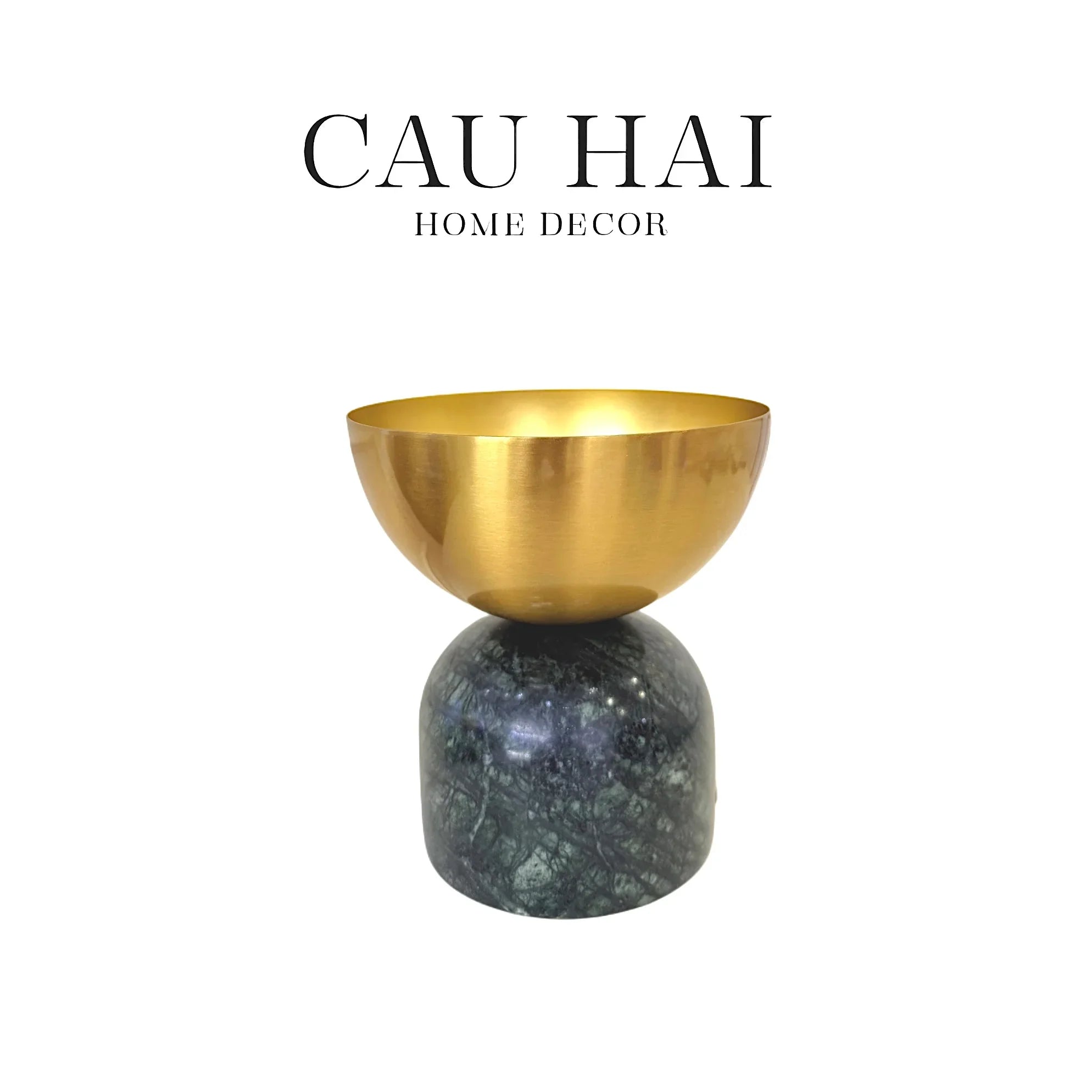 GILDED FRUIT BOWL DOS À DOS SS25 GLOSSY-CẬU HAI HOME DECOR