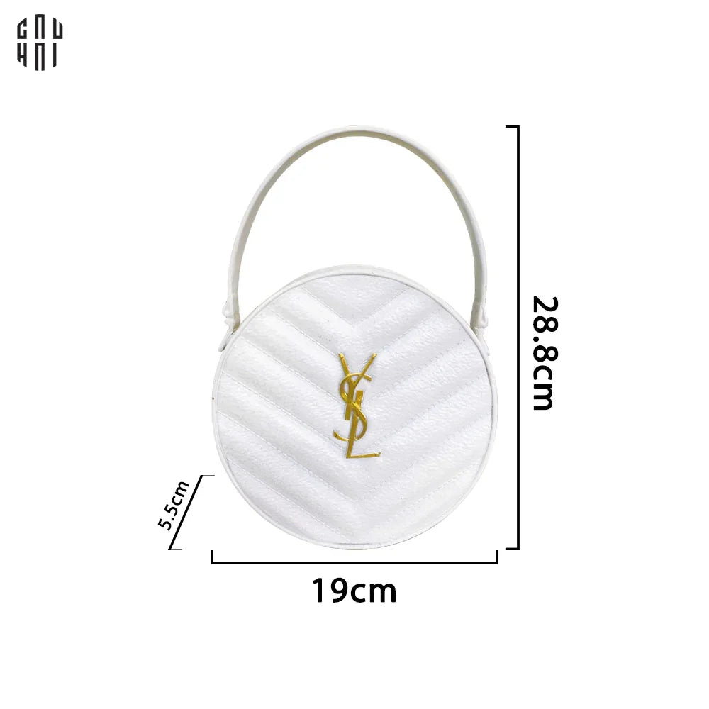 GIỎ CẮM HOA AESTHETIC WHITE LAURENT-CẬU HAI HOME DECOR
