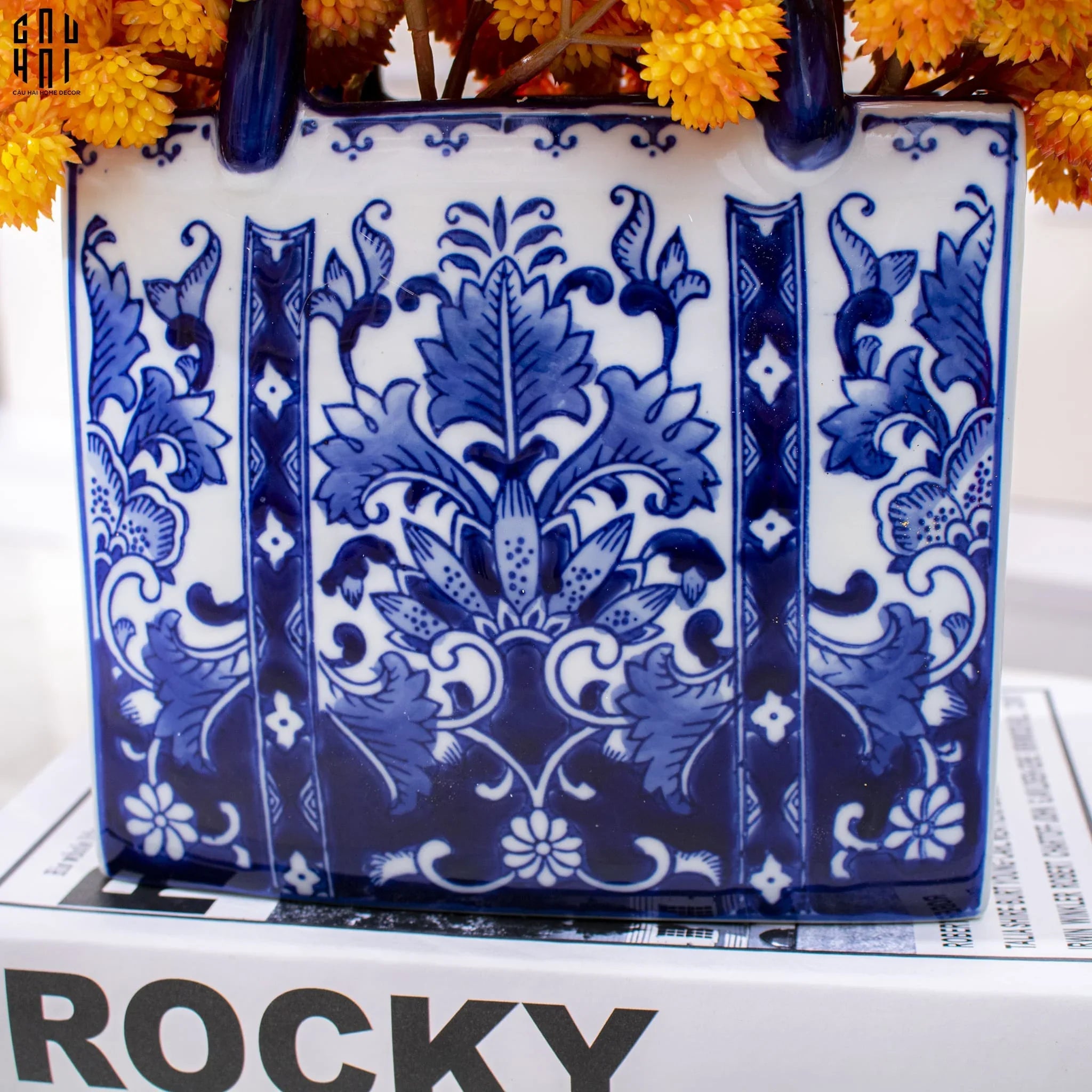BÌNH HOA CLASSIC INDOCHINE BLOOM BAG-CẬU HAI HOME DECOR