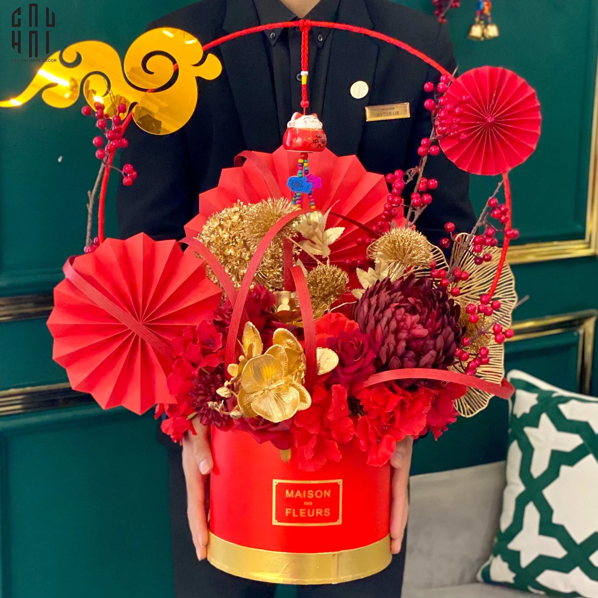 GIỎ HOA TRƯỜNG THỌ-CẬU HAI HOME DECOR