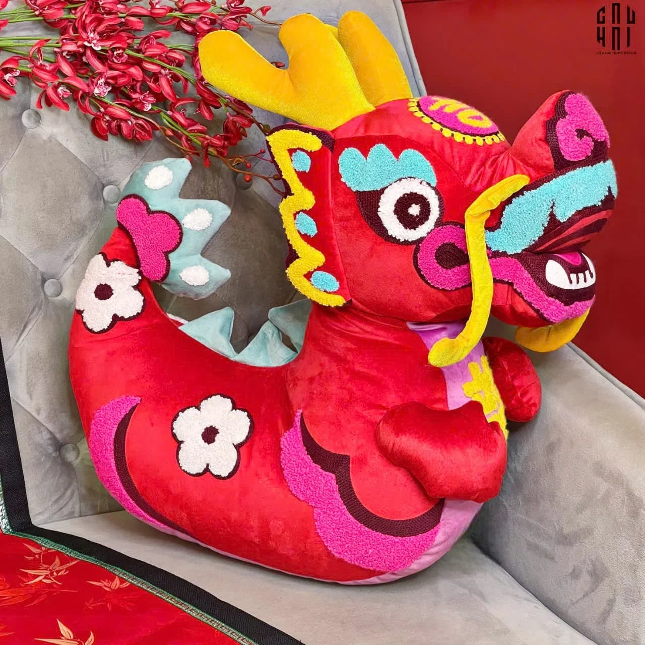 GỐI HUYỀN LONG-CẬU HAI HOME DECOR