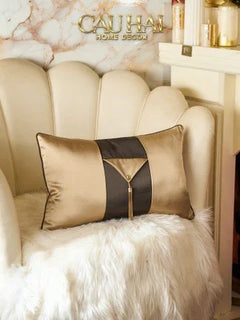 Gối Lụa Tortilla Tassel Monarch 30X50-CẬU HAI HOME DECOR